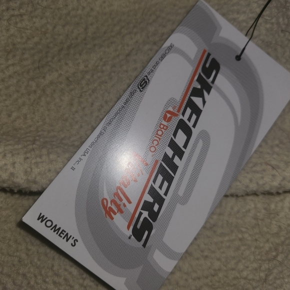 New! Skechers VitalityCharge  pewter Gray 3-Pocket Crossover Scrub Top Size L - Picture 6 of 9